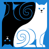 Chat noir Chat blanc