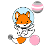 Fox Astronaut Demigirl Pride