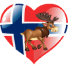 Norway - Moose and Heart