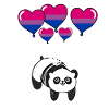 Panda Bisexual Pride