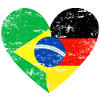 Brésil Allemagne Cœur