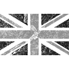 Grunge Britain Flagge