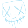 Neon Mask Blue
