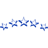 Stars blue