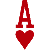 Poker Playing Card Heart As