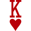 Poker Playing Card - Re di Cuori