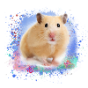 hamster, graffiti,malerei,grün,blau