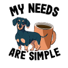 Dackel & Kaffee Teckel Besitzer Dachshund