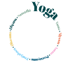 Yoga Wordcloud bunt