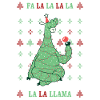 Llama Hässlicher Weihnachtspulli Geschenk