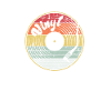 Disque Vinyle Audio Rétro Grunge