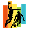 Dunking Basketball Basketball Player