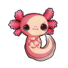 Cute Baby Axolotl Pastel Goth Lover Salamander Fun
