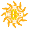 Conception de t-shirt Bitcoin Sun