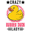 Crazy Rubber Duck Lady