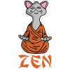 Zen cat
