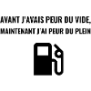 J'ai peur du plein
