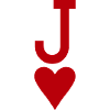 Poker Playing Card - Heart Jack