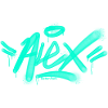 T-shirt Alex Graffiti