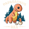 Papasaurus Rex för män dinasor papa saurus