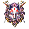 Kitsune Japanese Fox Mask