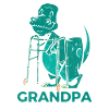 Grand-père Dinosaur Walker Grand-père Cadeau