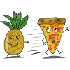 Pineapple meets Pizza Pizza Hawai