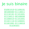 Je suis binaire (Vert)