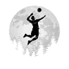 Volleyball Full Moon Servir Schmetterball