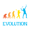 Badminton Evolution Affe Badmintonspieler