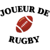 joueur de rugby cadeau humour