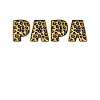 Papa Leopard Pattern Cadeau