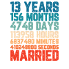 13 years married Wedding Marriage Saying Gift