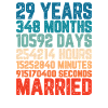 29 år gift bryllup ægteskab siger gave