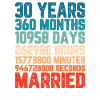 30 years married Wedding Marriage Saying Gift