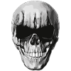 Black Metal Skull