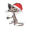 Christmas Cat Coffee Cat Christmas Gift