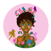 Apapucharse - Woman with bird