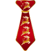 Reindeer Silhouette Festive Tie