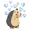 A cute hedgehog costume