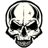 skull head of death halloween