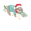 Weihnachten Faulenzer Faultier