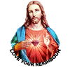 LOVE UR NEIGHBOUR Jesus Christ Hand Blessing LINKS