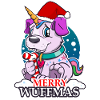 Weihnachten Hund Einhorn