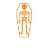 RIP Halloween skeleton