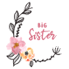 Blumenranke Große Schwester