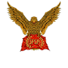 Roman Eagle with Flag - SPQR