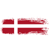 Made in Denmark - Dänemark Flagge