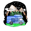 Camping-car Mountain Mountains Camping Camper