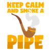 Smoking pipe saying